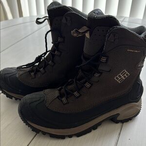 Columbia Black and Brown Hiking Boots